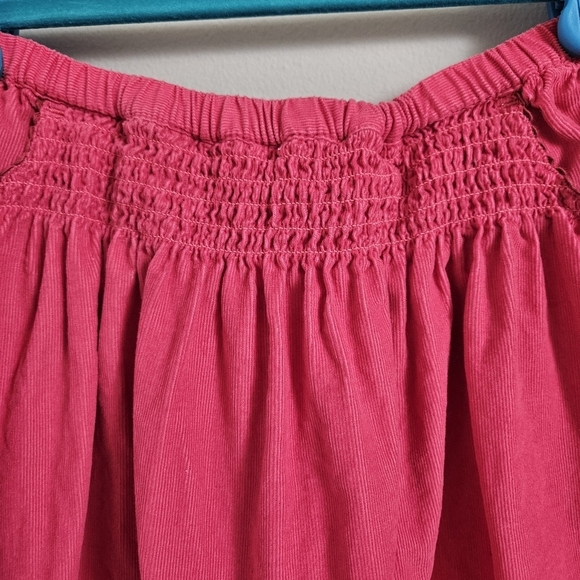Mini Boden Girls Berry Smocked Corduroy Skirt Size 7-8 - Picture 3 of 7
